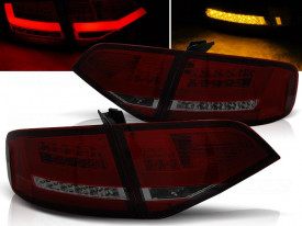 Set stopuri LED compatibile cu Audi A4 B8 2008-2011 SEDAN Rosu Fumuriu LED - Img 2