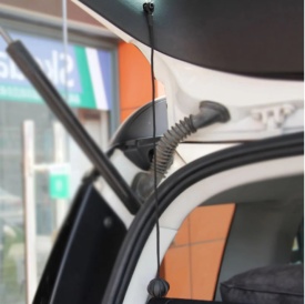 Sfoara cu bila pentru raft suplimentar portbagaj compatibil cu Audi VW Seat Skoda - Img 2