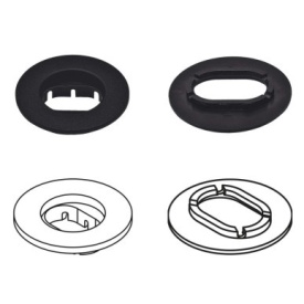 Sistem de fixare in podea, clips oval covorase compatibil cu VW, Seat, Audi, SKoda