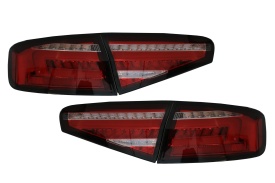 Stopuri Full LED compatibil cu AUDI A4 B8 2012-2015 Sedan Rosu Semnal Dinamic OEM LED - Img 6