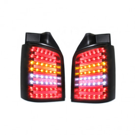 Stopuri LED compatibil cu VW T5 2003-2015 Negru Fumuriu - Img 4