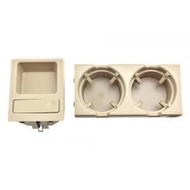 Suport bauturi si monede compatibil BMW Seria 3 E46 1998-2004 bej - Img 2