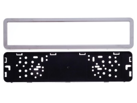 Suport numar auto metalic cromat compatibil cu SEAT - Img 3