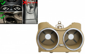 Suport Pahare Bej compatibil cu Mercedes Benz CLS C219 W219 2003-2010 - Img 4