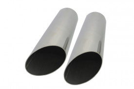 Tobe Ornamente pentru sistemul de evacuare Chrome Lucios compatibil cu Mercedes G-Class W463 G500 G55 G63 G65 1998-> - Img 3