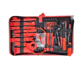 Trusa 42 scule demontat clipsuri caroserie auto, Interioare auto, radio cd