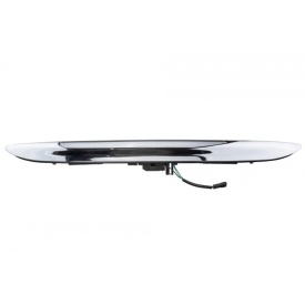 Bagheta buton comutator dechidere portbagaj cu lumini de numar incluse compatibil cu MINI R50 R52 R53 2001-2008, culoare crom - Img 3