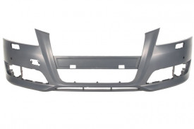 Bara auto fata compatibil cu AUDI A3 2008-2012 cu gauri pentru spalator de faruri, cu gauri pentru senzorii de parcare