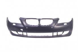 Bara auto fata compatibil cu BMW E60 2007-2010 cu gauri pentru spalator de faruri, cu gauri pentru senzorii de parcare