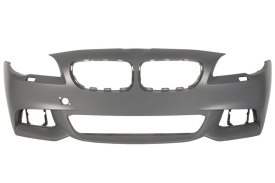 Bara auto fata compatibil cu BMW seria 5 F10 LCI 2013-2017, cu gauri pentru spalator de faruri, fara PDC, M-TEHNIK