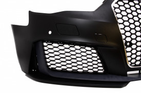 Bara Fata compatibil cu AUDI A3 8V 2012-2015 5D Hatchback Sportback RS3 Look Crom Black - Img 3