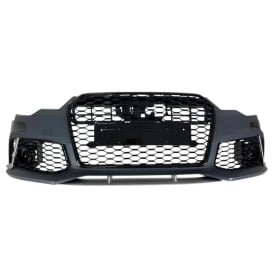 Bara Fata compatibil cu Audi A6 2011-2015 RS6 Design cu gauri pentru senzori de parcare - Img 2