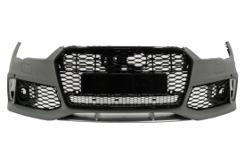 Bara Fata compatibil cu Audi A7 4G Facelift 2015-2018 RS7 Design cu Grile - Img 6
