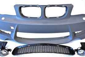 Bara Fata compatibil cu BMW Seria 1 E87 2004-2011 1M Design cu SRA fara PDC, cu proiectoare incluse - Img 6