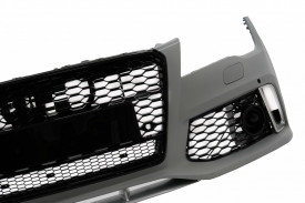 Bara Fata cu Grila Centrala compatibil cu Audi A7 4G 2010-2014 RS7 Design - Img 3