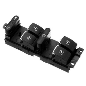 Butoane Geamuri Electrice cu buza cromata compatibil VW Bora 1998-2005, Golf IV 1998-2004, Passat B5 1995-2004 - Img 5