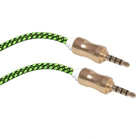 Cablu audio auxiliar stereo, mufa jack 3,5 mm pentru telefon auto, lungime 90 cm, Lichidare Stoc! - Img 4