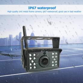 Camera auto WI-FI rezolutie HD pentru marsarier / frontala cu Nightvision 12-24V WIFI - Img 7
