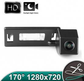 Camera marsarier HD, unghi 170 grade cu StarLight Night Vision pentru Audi A1, A4, A5, A6, A7, Q5