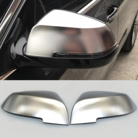 Capace cromate de oglinda compatibil BMW seria 1 F20 2011-2019, gri mat - Img 6