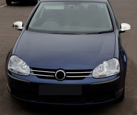 Capace cromate de oglinda compatibil VW Golf 6 VI Variant 2008-2012, inox - Img 4