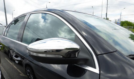 Capace cromate de oglinda compatibil VW PASSAT B7 2010-2014, inox, finisaj lucios - Img 8