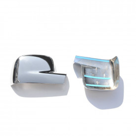 Capace cromate de oglinda compatibil VW T5 2004-2009, inox - Img 5