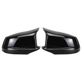 Capace oglinda compatibile cu BMW seria 5 F10 2010-2013, Seria 6 2009-2013, Negru lucios M Design, prindere cu clipsuri PRODUS DETERIORAT - Img 4
