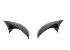 Capace oglinda compatibile cu Ford Fiesta 6 VI 2008-2017 Negru lucios Batman Style - Img 2