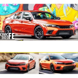 Capace oglinda compatibile cu Honda Civic FE 2022-> Negru lucios BATMAN style - Img 4