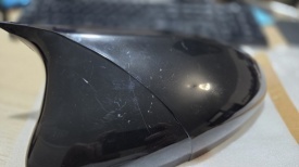 Capace oglinda compatibile cu PEUGEOT 208 2012-2019, 2020->, Peugeot 2008 2013-2019, 2019-> Negru lucios, PRODUS DETERIORAT - Img 6