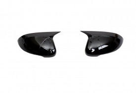 Capace oglinda compatibile cu VW Passat B8 2015-> Negru lucios Batman Style - Img 1