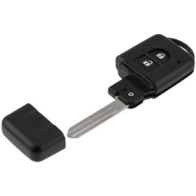 Carcasa cheie cu 2 butoane Nissan Juke 2010-2019, Micra K12 2003-2010, Navara D40 2004-2015, Pathfinder R51 2004-2014, Qashqai 2008-2014, X-Trail T30 2001-2007