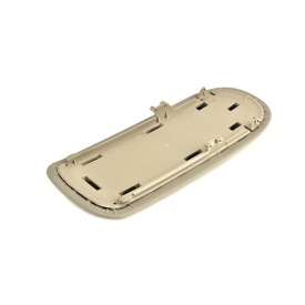 Clapeta capac cotiera cu buton compatibil MINI Cooper 2002-2006, culoare bej piele ecologica - Img 2