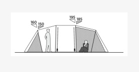 Cort camping tip tunel Easy Camp Tent Leka Twin 6, 610x240x195 cm, pentru 6 persoane - Img 6