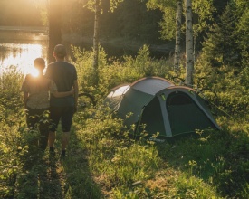 Cort camping tip tunel pentru 2 persoane, 350x150x110 cm, Outwell Tent Earth 2 - Img 10