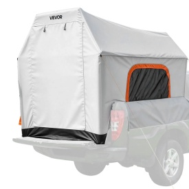 Cort gonflabil pentru camioneta, cort pentru camioneta cu platforma de 2,2 x 1,65 m, 3 sezoane, cu ferestre ventilate din plasa, corturi de camping impermeabile din PU2000 mm pentru drumetii in aer liber - pompa de aer inclusa - Img 10