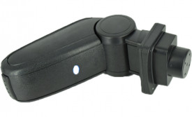Cotiera auto SKODA FABIA 1999-2007, Negru, Imitatie piele - Img 3