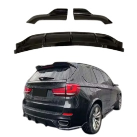 Difuzor bara spate compatibil BMW X5 F15 2013-2018, negru lucios