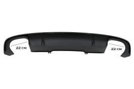 Difuzor Bara Spate compatibil cu Audi A4 B9 8W Sedan Avant 2016-2018 Negru S4 Design for S Line - Img 7