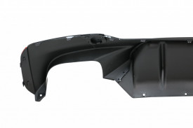 Difuzor Bara Spate compatibil cu BMW Seria 5 G30 G31 2017-> M5 Design Negru Lucios - Img 6
