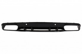 Difuzor Bara Spate compatibil cu MERCEDES C-Class C205 A205 Coupe Cabriolet 2014-2019 Facelift C63S Design Negru - Img 3