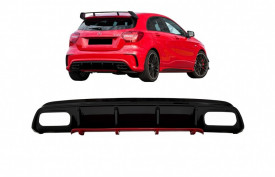 Difuzor Bara Spate compatibil cu MERCEDES Clasa A W176 2012-2018 A45 Facelift Design - Img 2