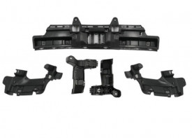 Difuzor Bara Spate compatibil cu Mercedes GLC X253 SUV 2020-> GLC63 Evacuari Negre Night Package Design - Img 5
