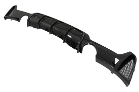 Difuzor Bara Spate Cu Evacuare Dubla compatibil cu BMW Seria 4 F32 F33 F36 2013-2019 Negru Lucios - Img 8
