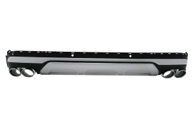 Difuzor Bara Spate Evacuare Dubla compatibil cu Audi Q7 SUV 4M Facelift 2020-> - Img 1