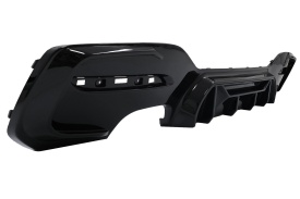 Difuzor Bara Spate Evacuare Dubla Negru Lucios compatibil cu BMW Seria 1 F20 F21 LCI 2015-2019 Competition Design - Img 7