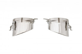 Difuzor Bara Spate si Ornamente Evacuare compatibil cu AUDI A4 B8 Facelift 2012-2015 Sedan Avant RS4 Design - Img 4