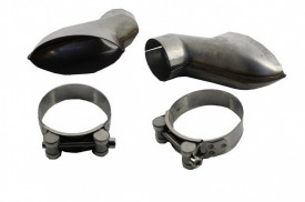 Difuzor Bara Spate si Ornamente Evacuare compatibil cu AUDI A6 C7 4G Limousine Avant (2011-2014) RS6 Design - Img 7
