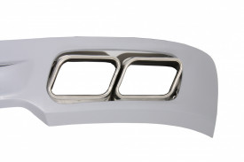 Difuzor Bara Spate si Ornamente Evacuare compatibil cu BMW seria 7 F01 2008-> 760 Design - Img 5